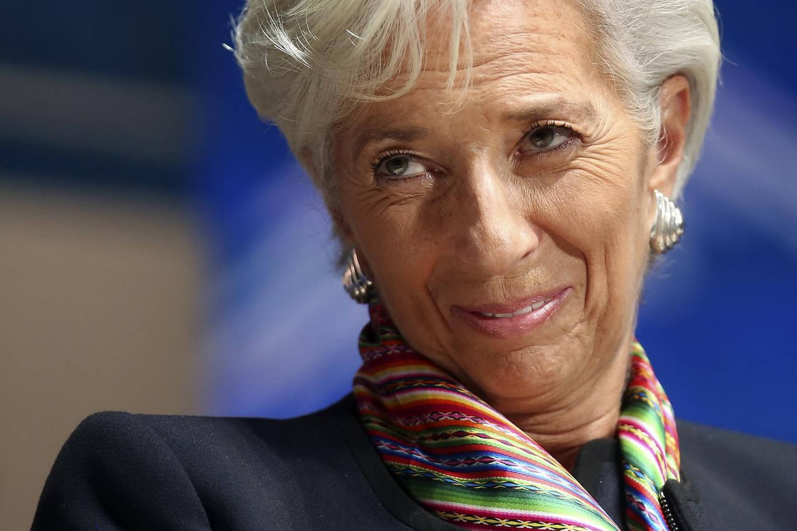IMF-chef Christine Lagarde er blevet upopulær i Rusland efter et forslag om at hæve pensionsalderen. Foto: Geraldo Caso Bizama/AP