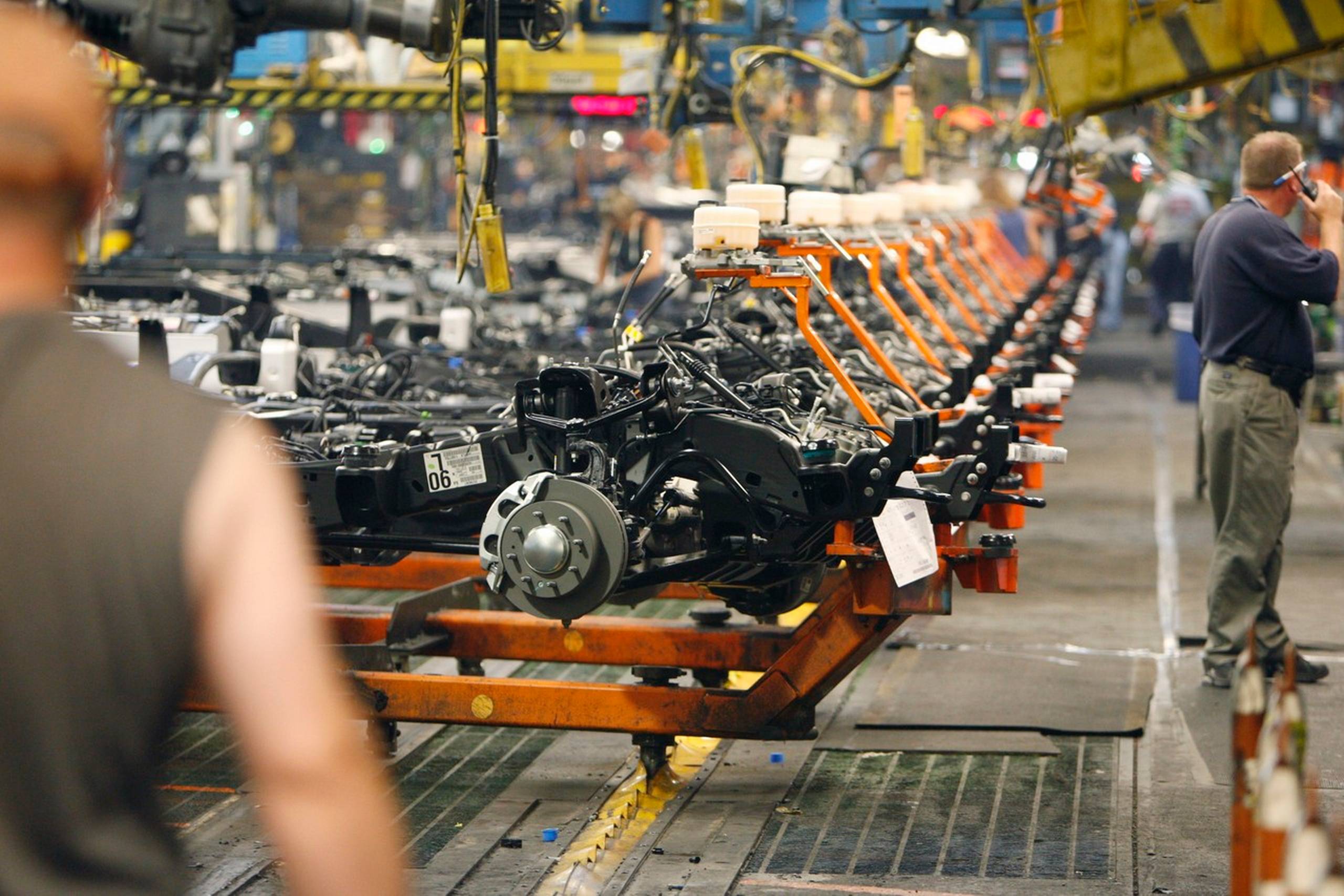General Motors overvejer at tilbyde plads på sine fabrikker til produktion af medicinsk udstyr som kan blive en mangerlvare i USA. Foto: AP Photo/Carlos Osorio.