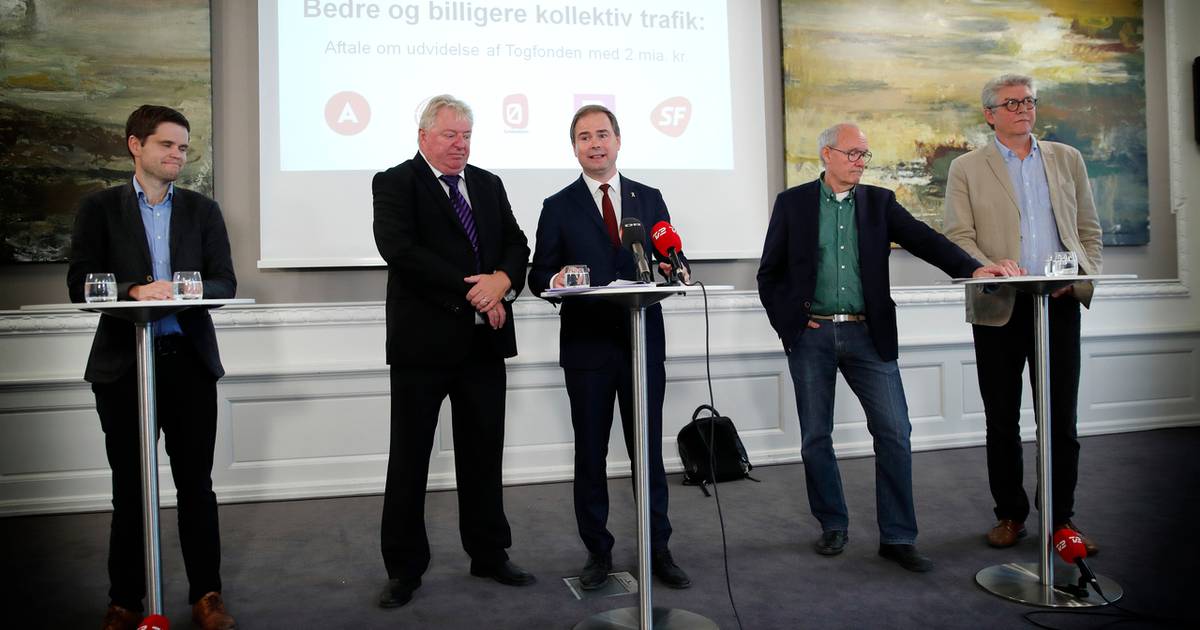 Flertal Uden Om Regeringen Vil Pumpe Ekstra Milliarder I Togfonden