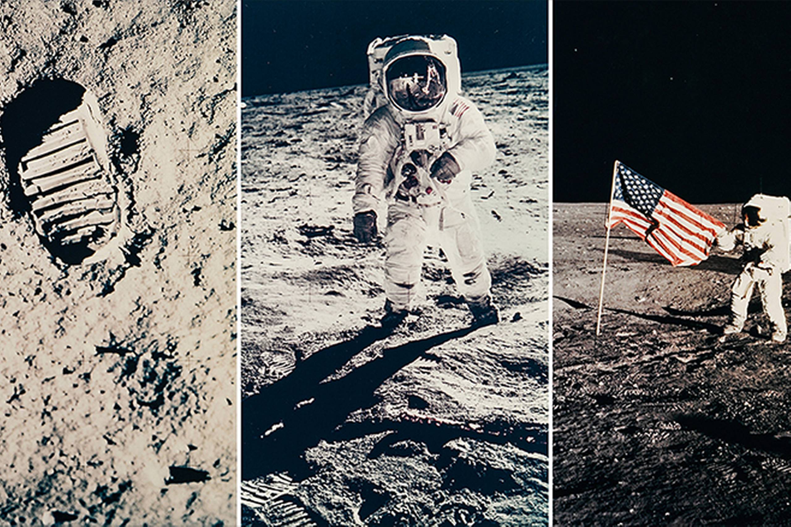 Var det noget med det ægte foto af Buzz Aldrins fodaftryk på månen. Eller andre ikoniske fotos fra det amerikanske rumprogram fra årene 1961 til 1972. Fotos: NASA/Skinner