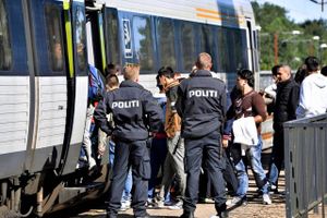 I september søgte ca. 100 personer asyl i Danmark hver dag – det tal er de seneste uger steget til 150-200. Den øgede asylstrøm har sat en bremseklods på forhandlingerne om næste års finanslov. Arkivfoto: Ernst van Norde/Polfoto
