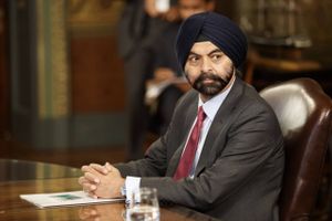 Ajay Banga in Washington, D.C., in May 2021. Bloomberg photo by Ting Shen